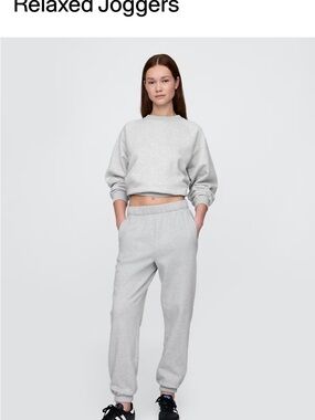 Gap Vintage Soft Relaxed Jogger Sweatsuit Set – Neutral / Size Small – Like New